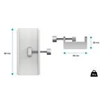 CONNECT IT USB DeskHub 4v1 na desku stolu, stříbrný