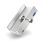 CONNECT IT USB DeskHub 4v1 pre stolný počítač, strieborná