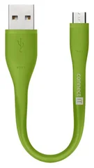 Connect IT Wirez CI-1168 microUSB - USB kabel pro powerbanky, zelený