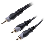 Connect IT Wirez CI-489 Kabel Jack 3.5mm-2xCINCH M/M 1.8m