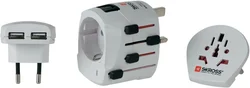 Conrad Cestovní adaptér s USB Skross 1.302.500 Pro+