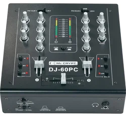 CONRAD DJ mixážní pult Mc Crypt DJ-60 -PC USB Black-Edition