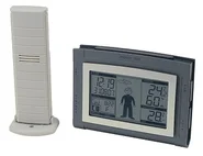 Conrad WS9611-IT Bezdrátová Meteostanice, čas východu a západu slunce, zobrazení fází měsíce