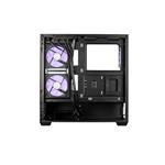 Cooler Master case Elite 690 Wood, ATX, Průhledná bočnice, ARGB Fan, Černá