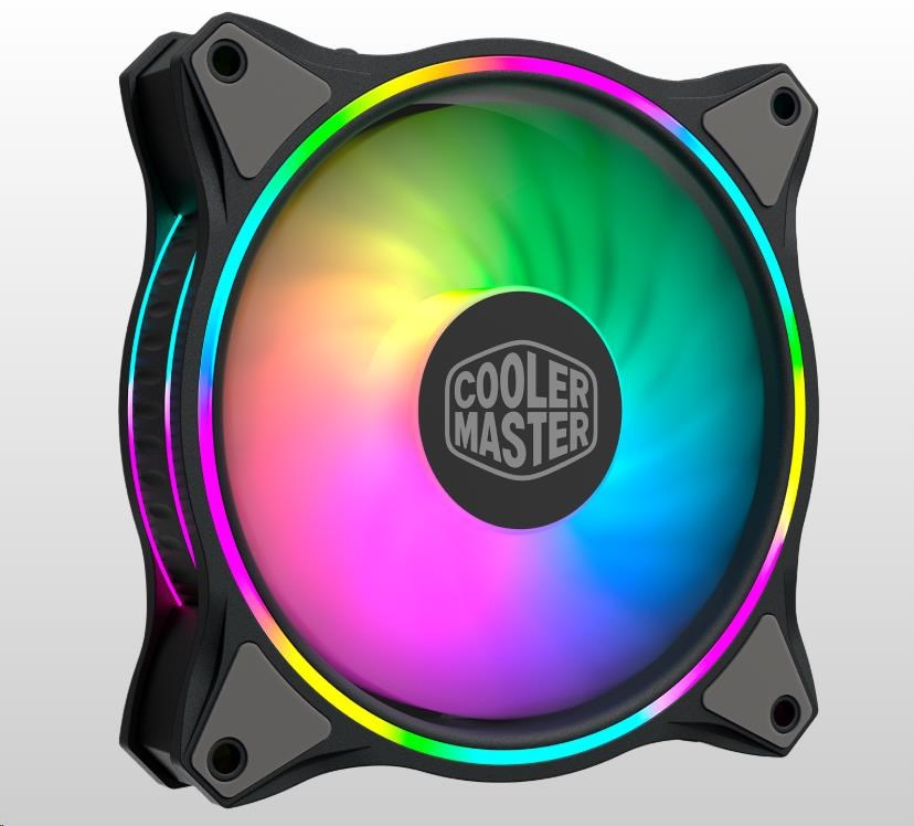 Cooler Master MasterFan MF120 Halo 3in1, ARGB, černá