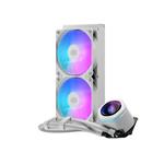 Cooler Master vodní chladič MasterLiquid Core Nex 240, 2x120mm, LGA1851, AM5, bílá
