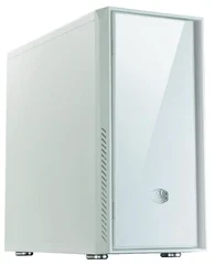 Coolermaster miditower Centurion Silencio 550, ATX ,white, USB3.0, SD čtečka, bez zdroje, odhlučněný