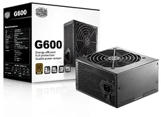 CoolerMaster zdroj G 600W PFC v2.3, 12cm fan, 80 Plus Bronze
