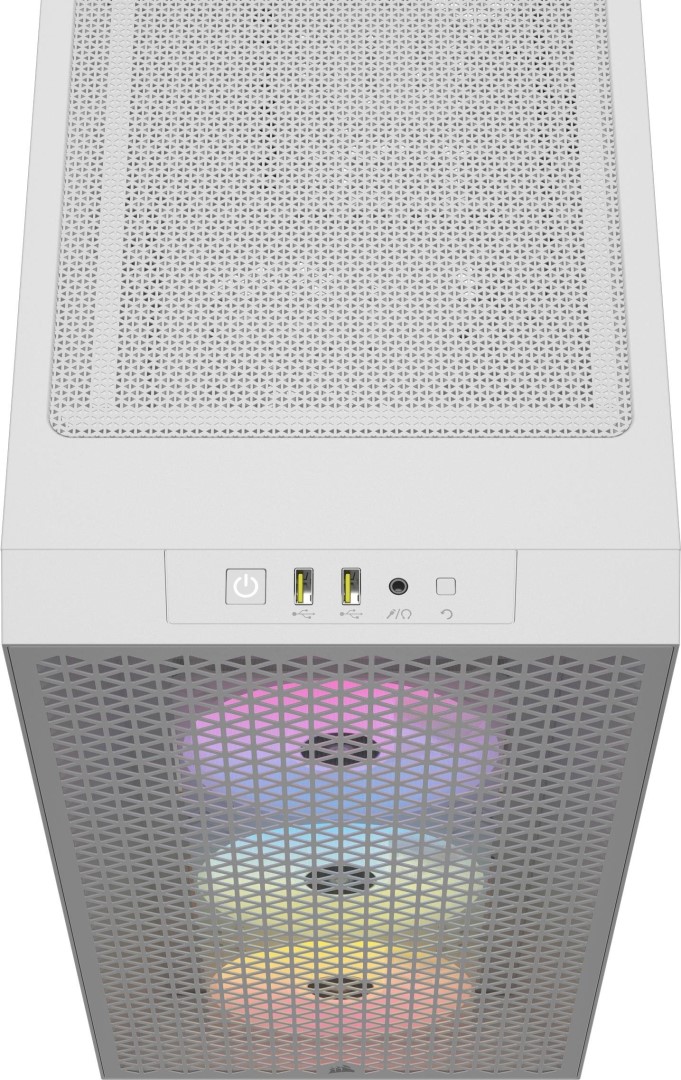 Corsair 3000D RGB Airflow, bílá