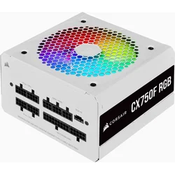 Corsair CX750F RGB White 750W CP-9020227-EU - Záložní zdroj - pracovní stanice