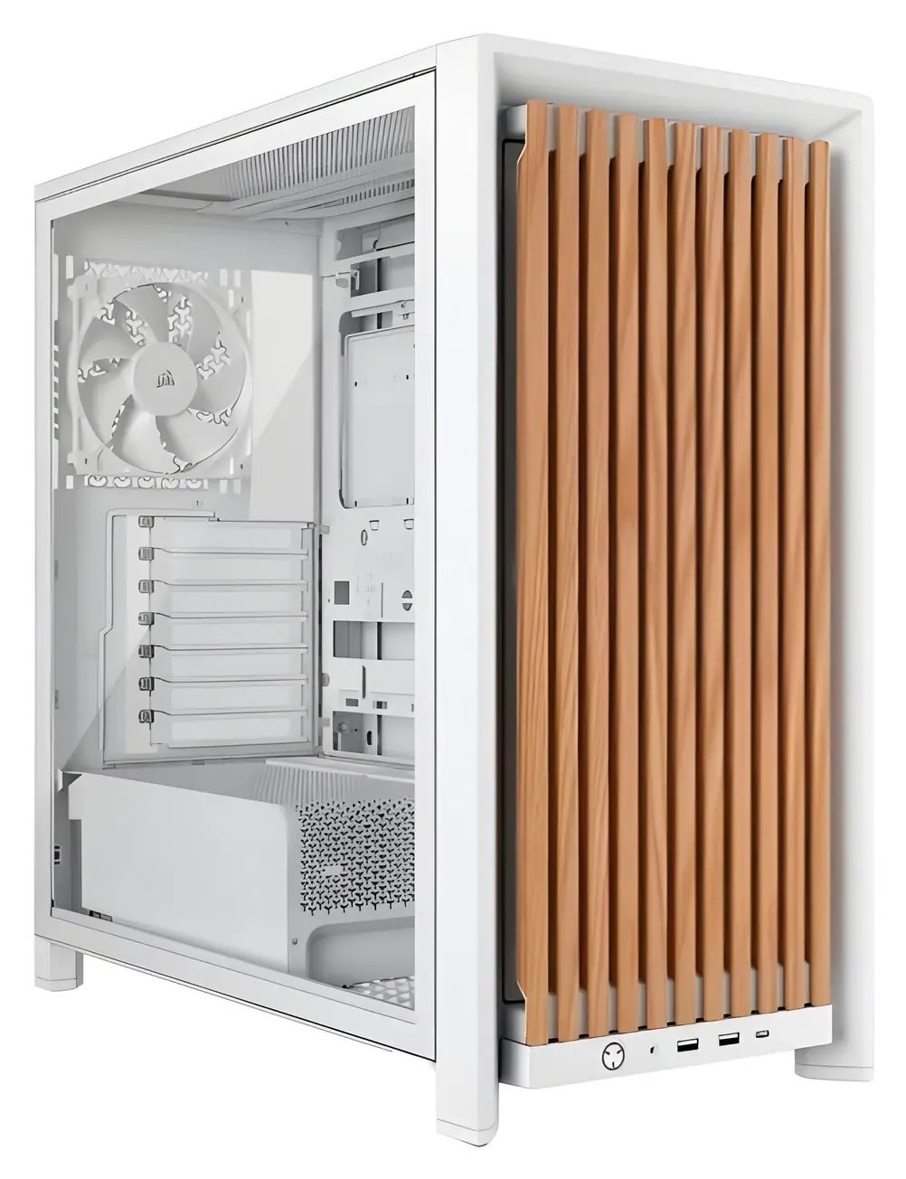Corsair Frame 4000D RS Wood skříň, bílá