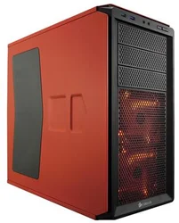Corsair Graphite Series 230T Windowed Compact, Rebel Orange