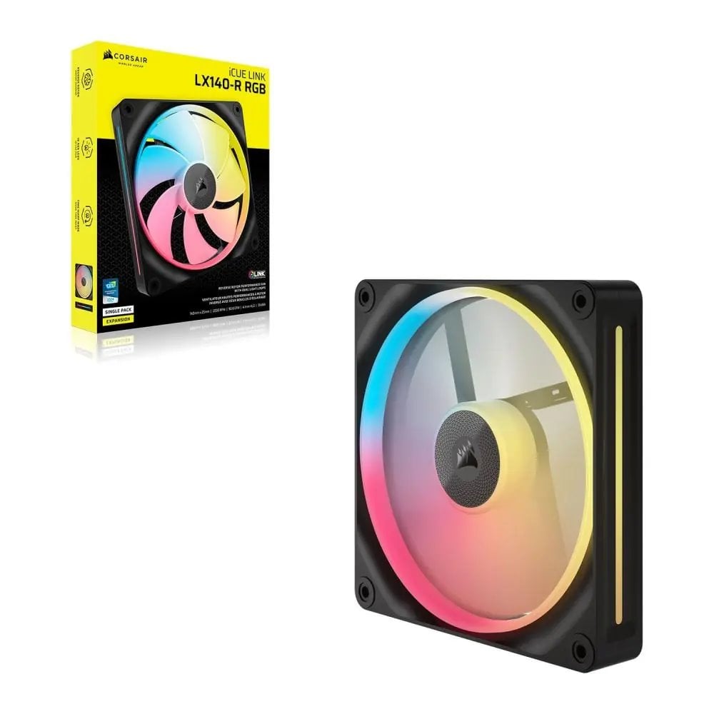 Corsair iCUE Link LX140-R RGB 140 mm, čierny