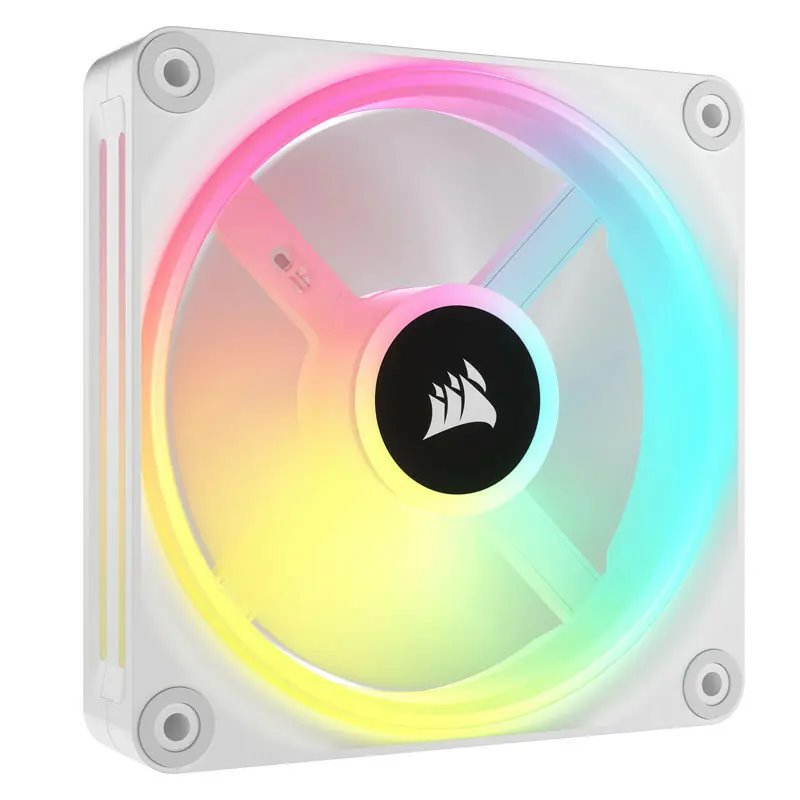 Corsair iCUE Link QX120 RGB 120 mm, biely