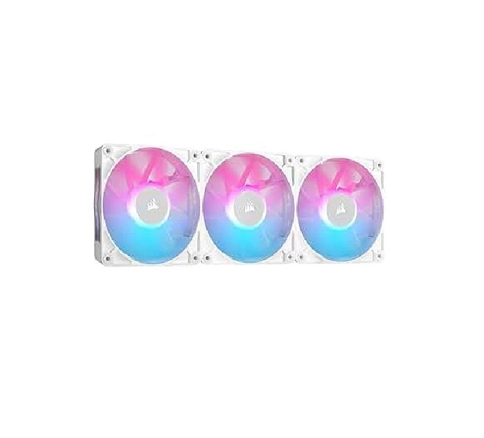 Corsair iCUE Link RX120 RGB, 3× 120 mm, bílý