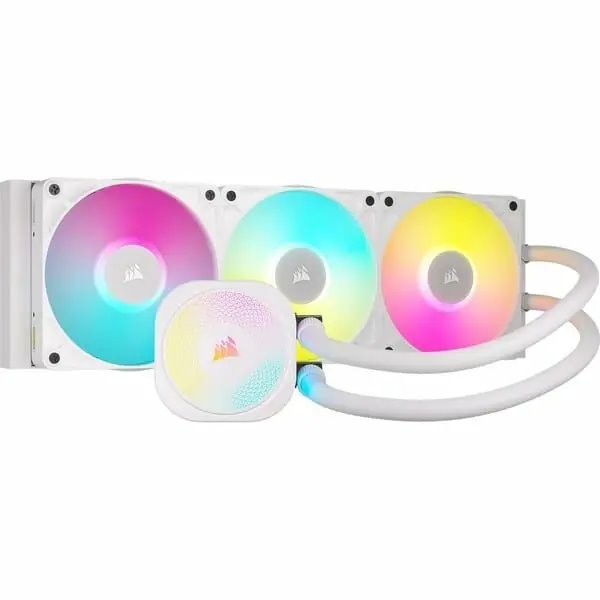 Corsair iCUE Link Titan 360 RX RGB, biely