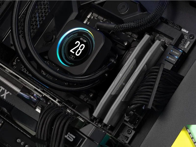 Corsair Vengeance RGB 32 GB DDR5-6400 CL32, čierna