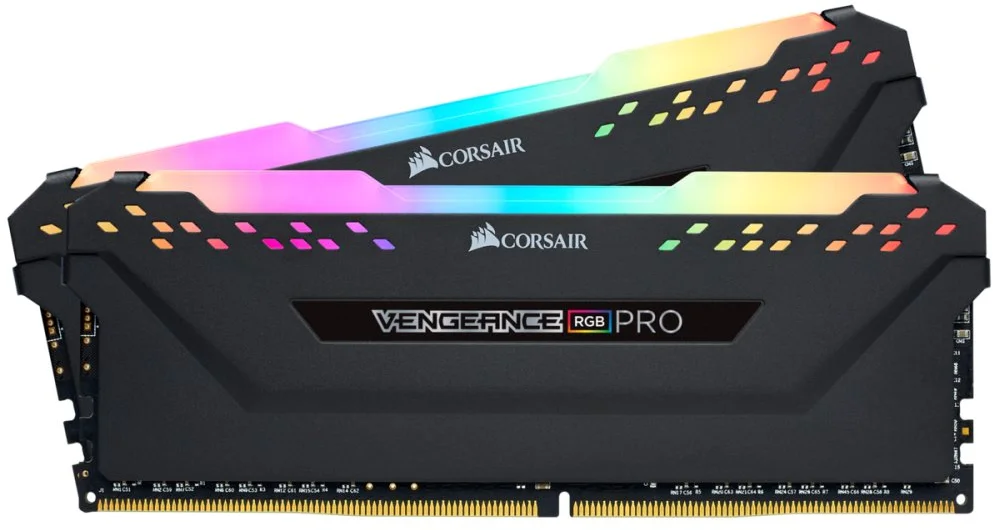 Corsair Vengeance RGB PRO DDR4 16GB (2x8GB) 3200MHz CL16 Black CMW16GX4M2C3200C16