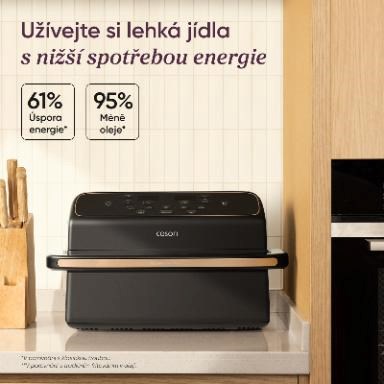 Cosori Dual Blaze Twin Fry Compact, čierna
