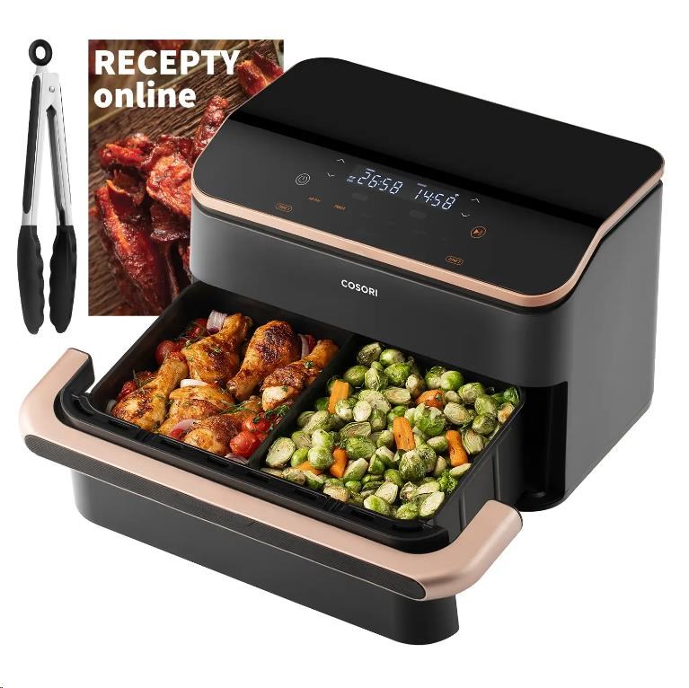 Cosori TF101S Dual blaze TwinFry, čierna
