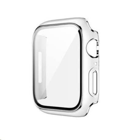 COTEetCI polykarbonátové pouzdro s ochranou displeje pro Apple Watch 45 mm čirá