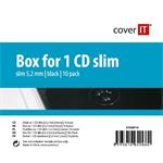 COVER IT 1 CD 5,2 mm slim box + zásobník 10 ks/balenie