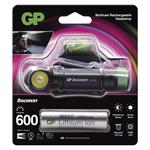 CREE LED nabíjací čelovka GP Discovery CHR35, 600 lm 1451703500