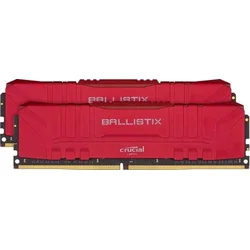 Crucial Ballistix Red DDR4 16GB (2x8) 3600MHz CL16 1.35V BL2K8G36C16U4R - Paměťové moduly