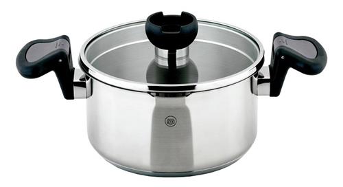 CS Solingen Hrnec s cedící poklicí nerez Aron, 16 cm