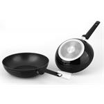 CS Solingen Pánev WOK s nepřilnavým povrchem sada 2 ks MONHEIM, 24/28 cm
