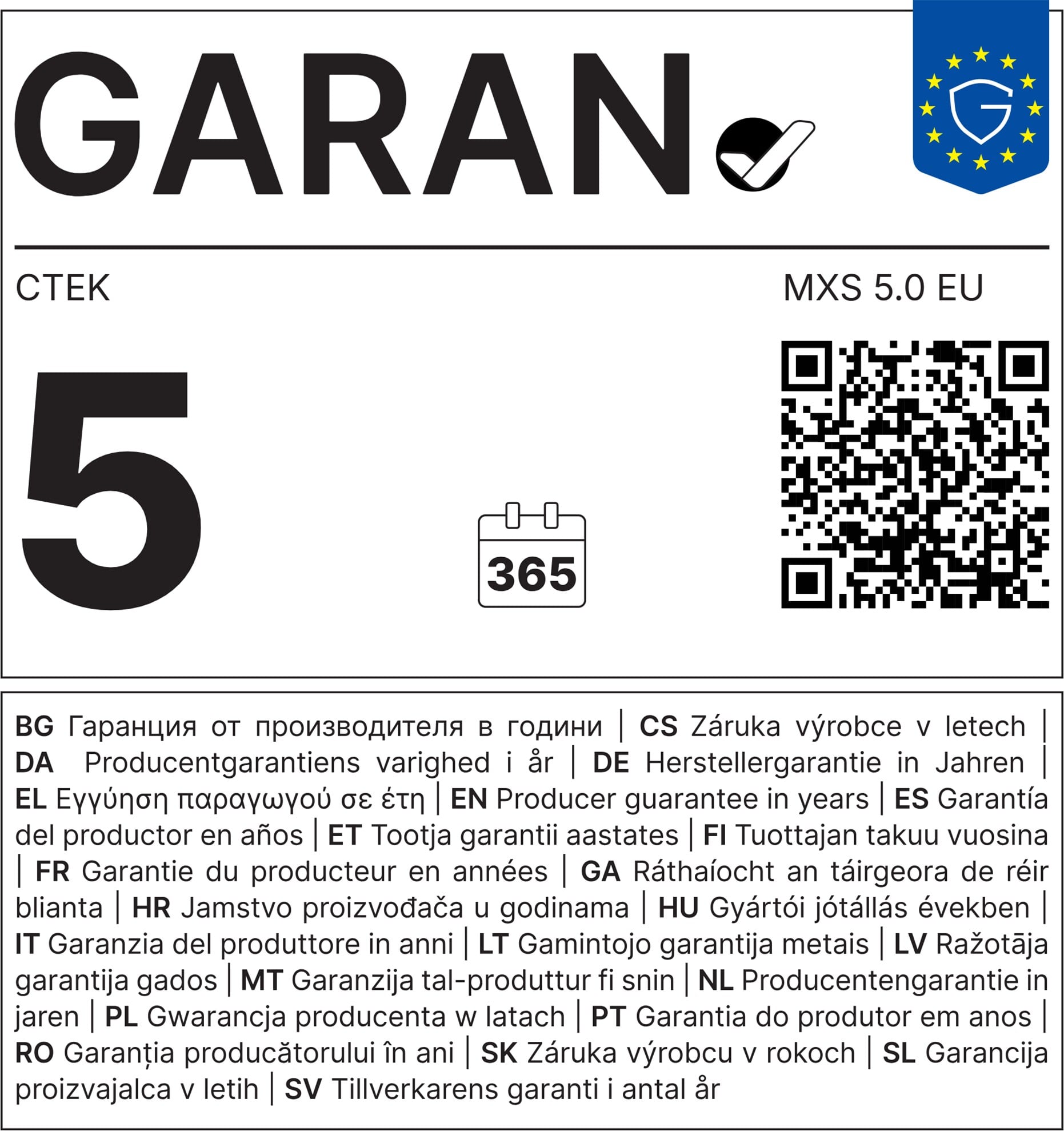CTEK Nabíjačka autobatérií MXS 5.0 new 12 V, 1,2 – 110 Ah