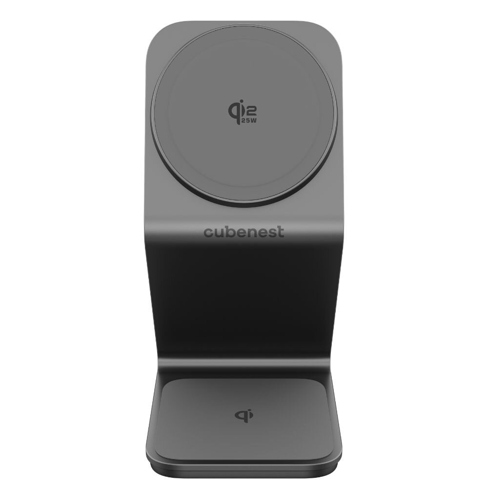 Cubenest 3v1 Qi2.2 Bezdrátová magnetická nabíječka SQ314 Garmin Watch