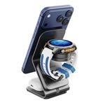 Cubenest 3v1 Qi2.2 Bezdrôtová magnetická nabíjačka SQ314 pre hodinky Garmin
