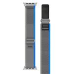 Cubenest Apple Watch Remienok Trail Loop GREY s modrou/bielou (42-49 mm)