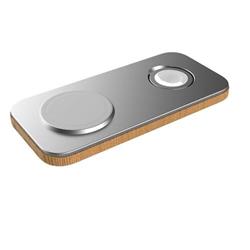 CubeNest Bezdrátová magnetická nabíječka K200 - střírbná