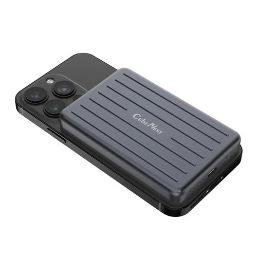 Cubenest Magnetická bezdrátová powerbanka S1B0 Grey
