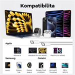 Cubenest Opletený kábel USB-C 2-pack White