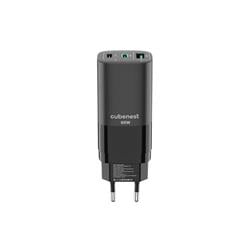 Cubenest PD GaN Adaptér 65W S3D0 Black