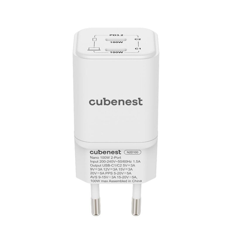 Cubenest PD Nano Adapter 100W N2D100 White