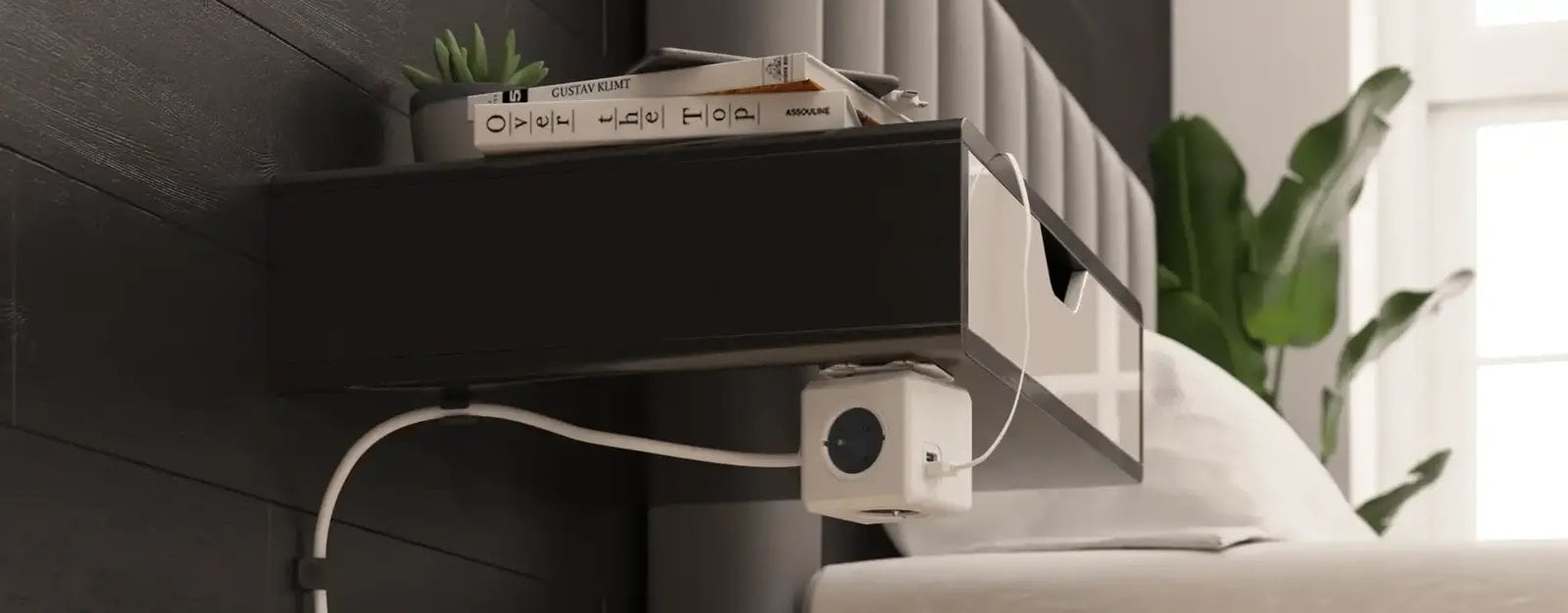 Cubenest PowerCube Extended USB A+C PD 20 W 3 m - sivá