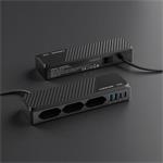 Cubenest PowerStrip SlimLine 2xUSB-A + 2x USB-C 33W Black