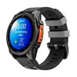 Cubenest Premium Silicone Garmin QuickFit Band BLACK/GREY 22mm