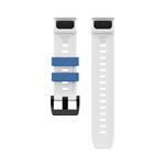 Cubenest Premium Silicone Garmin QuickFit Band WHITE/BLUE 22mm