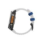 Cubenest Premium Silicone Garmin QuickFit Band WHITE/BLUE 26mm