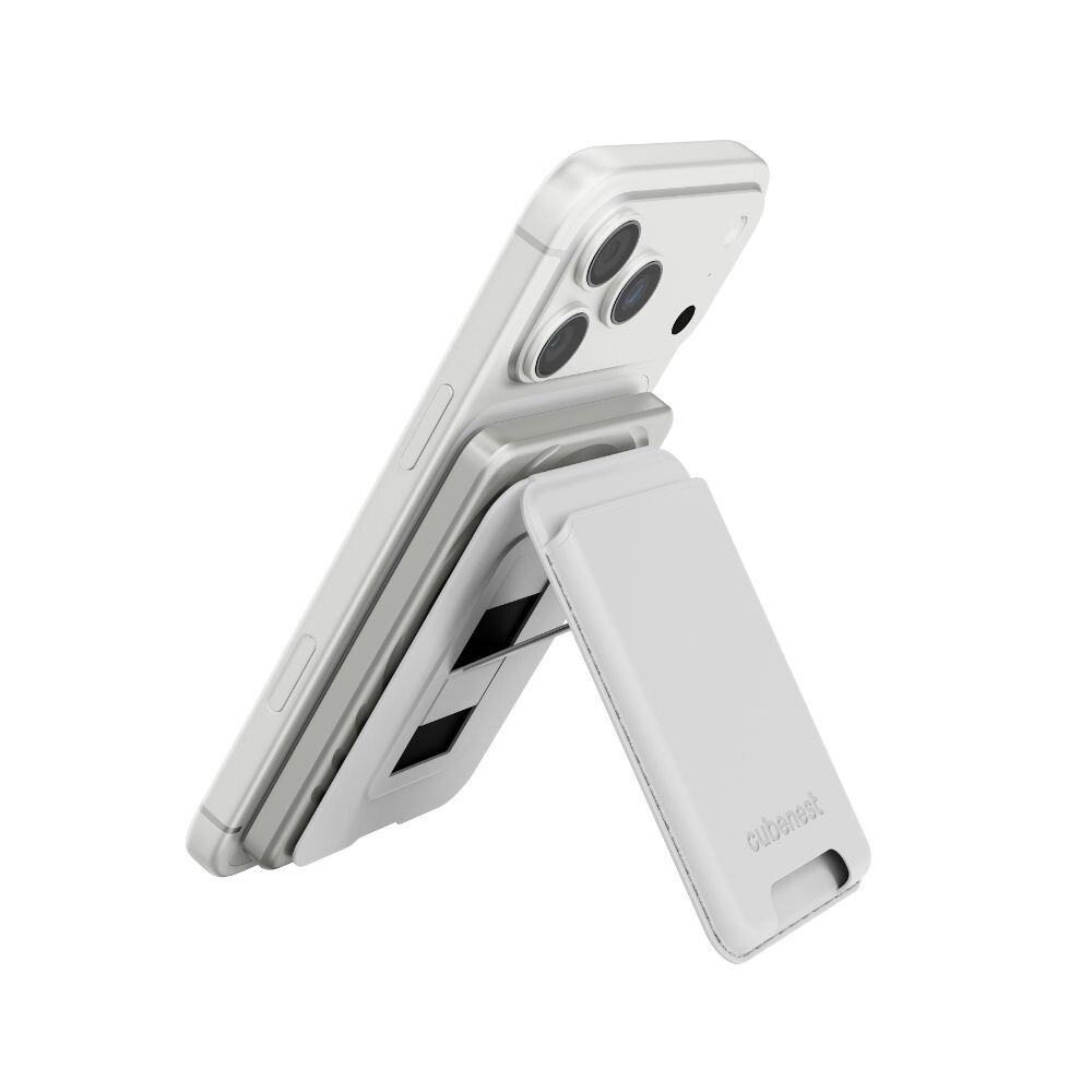 Cubenest Qi2 Magnetická bezdrôtová powerbanka SlimDual 5000 mAh SQ1B3D – strieborná