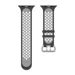 Cubenest Sportovní řemínek na Apple Watch Sport Band BLACK with Grey(42-49mm)