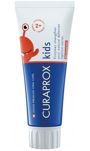 Curaprox Kids dětská zubní pasta 60ml Jahoda bez fluoridu
