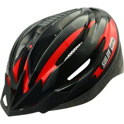 Cyklo přilba SULOV MATTEO, černo-červená, L 58-61cm