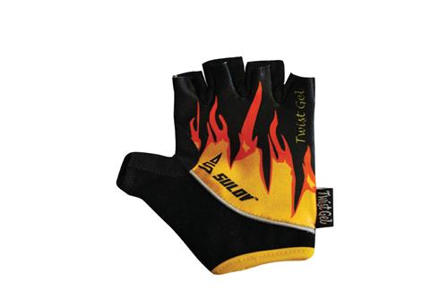 Cyklorukavice SULOV  TWIST GEL, vel.S, fire