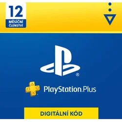 CZ - PLAYSTATION PLUS 12 MĚSÍCŮ - DÁRKOVÁ KARTA elektronická licence